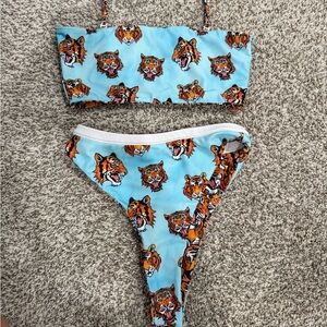 Moana Tiger Print Bikini Set